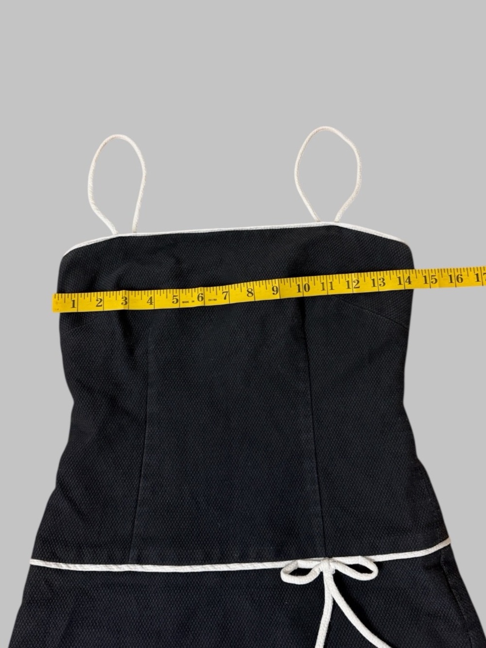 Laundry By Shelli Segal Black & White Bow Mini Dress - Picture 5 of 6